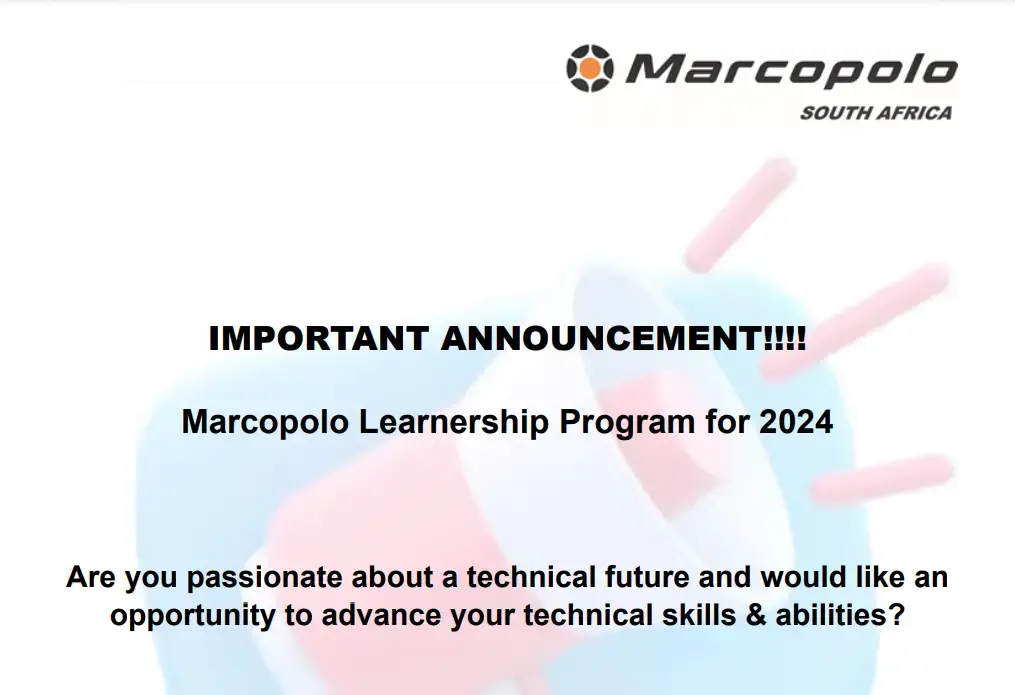 Marcopolo: New Learnership 